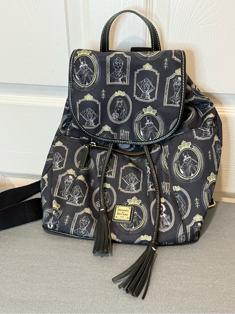 Dooney & Bourke Black Haunted Portraits Backpack